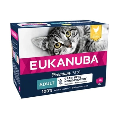 Eukanuba Premium Pate Kip Graanvrij